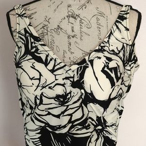 Black/White Swimsuit One-piece Bathing Suit Size 14